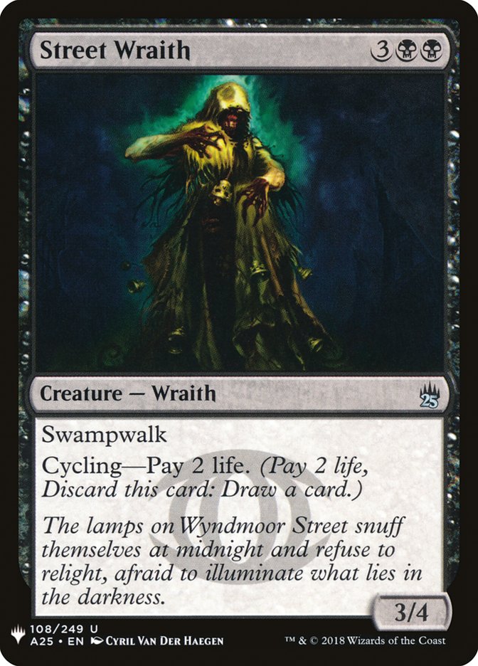 Street Wraith (Mystery Booster) Light Play