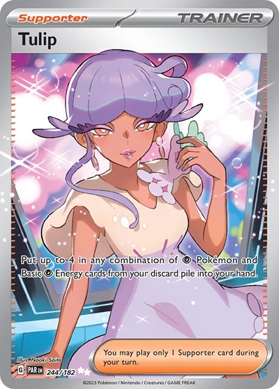 Tulip - 244 (Scarlet and Violet: Paradox Rift) Near Mint Holofoil