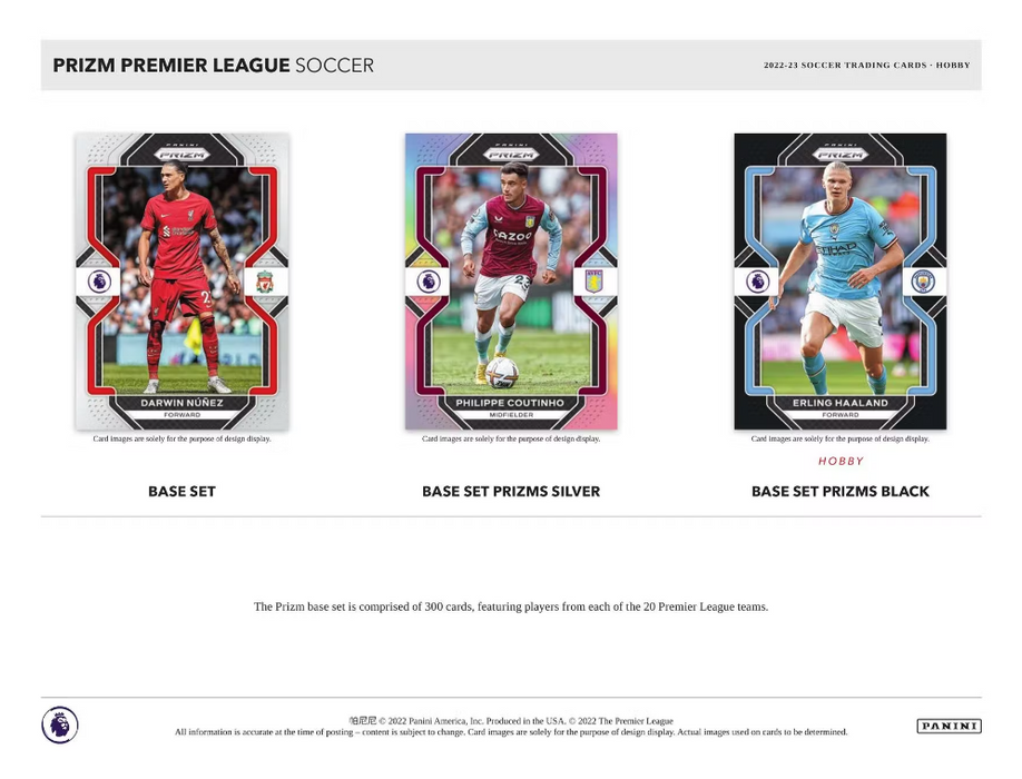2022/23 Panini Prizm Premier League EPL Soccer Hobby Box