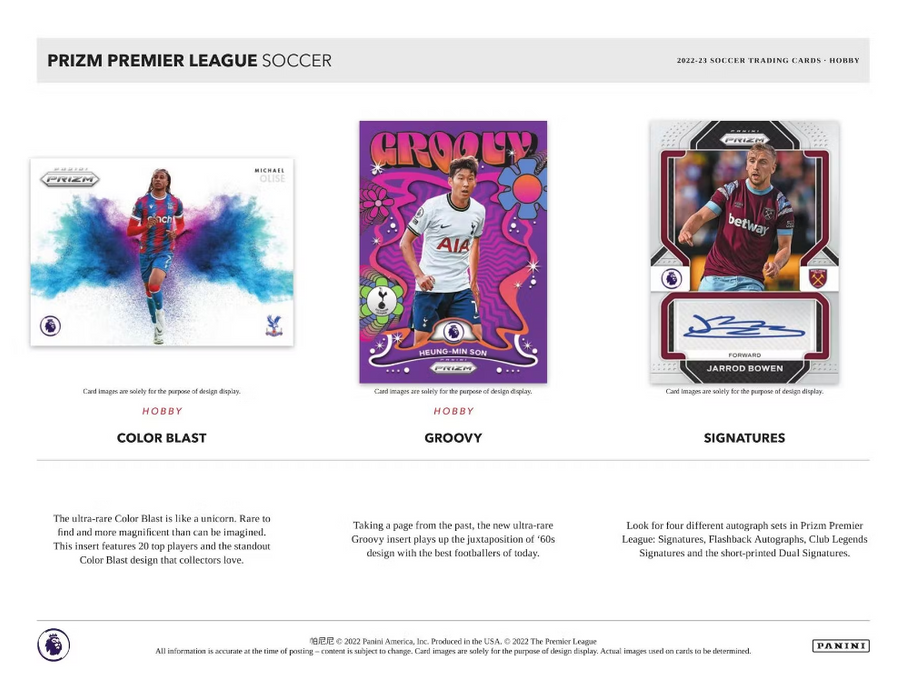 2022/23 Panini Prizm Premier League EPL Soccer Hobby Box