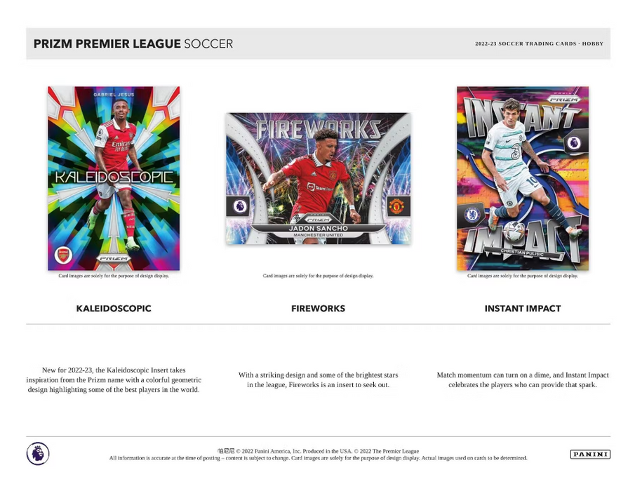 2022/23 Panini Prizm Premier League EPL Soccer Hobby Box