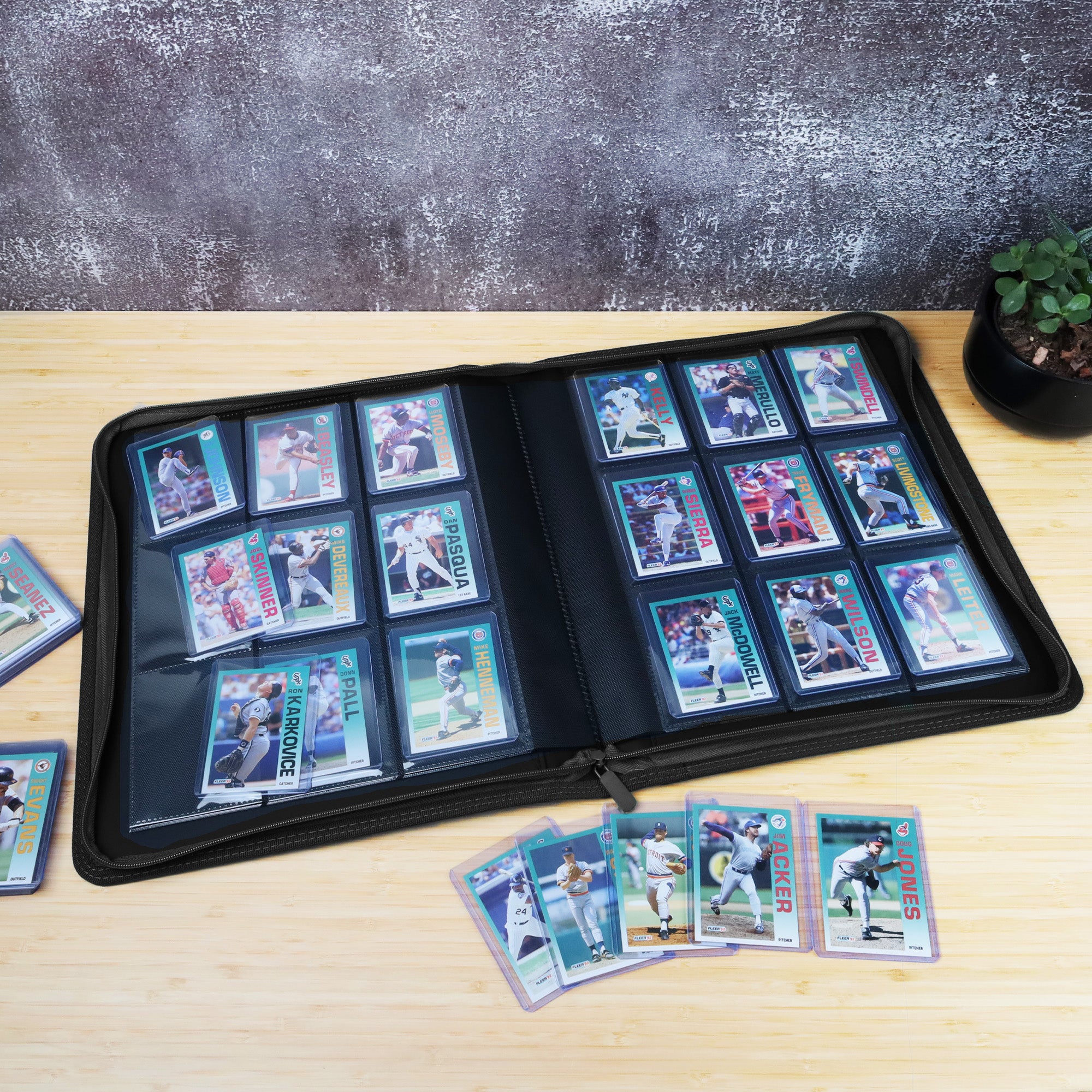 Z-Folio 9-Pocket LX Album - Toploaders - Black