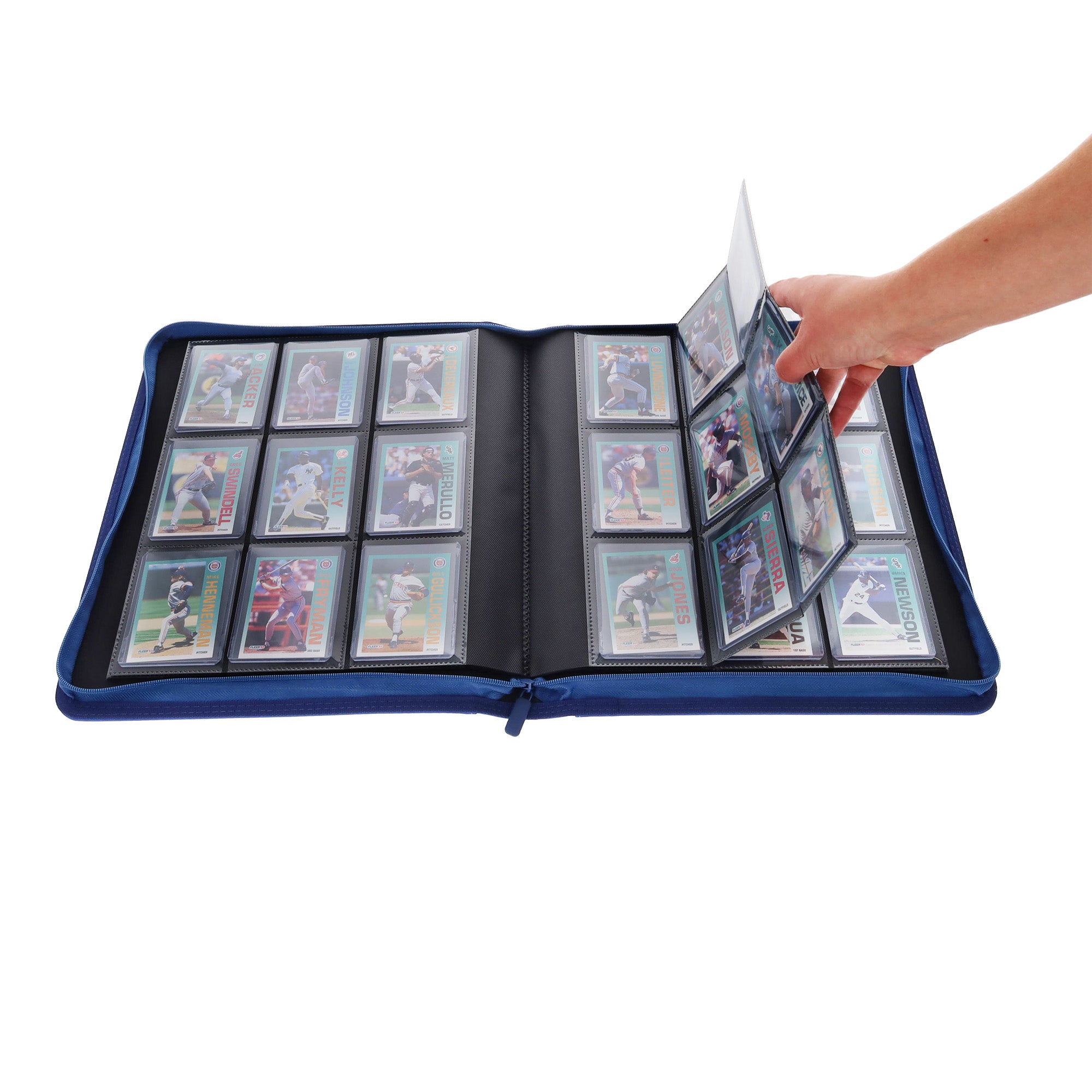 Z-Folio 9-Pocket LX Album - Toploaders - Blue