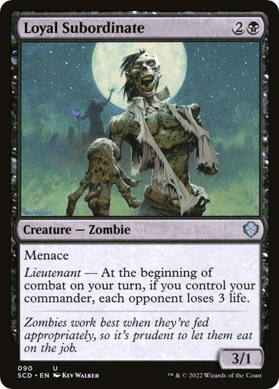 Loyal Subordinate (Commander 2022 Starter Decks) Light Play
