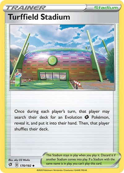 Turffield Stadium (SWSH02: Rebel Clash) Near Mint Reverse Holofoil
