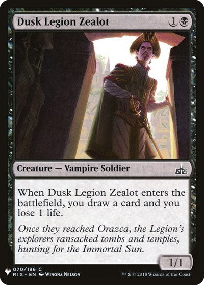 Dusk Legion Zealot (Mystery Booster) Light Play