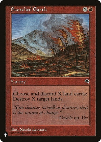 Scorched Earth (The List) Light Play