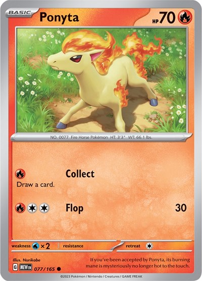 Ponyta (Scarlet and Violet: 151) Near Mint