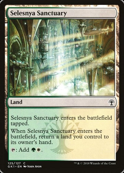 Selesnya Sanctuary (Guilds of Ravnica: Guild Kits) Light Play