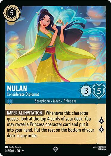 Mulan - Considerate Diplomat (Fabled) Near Mint
