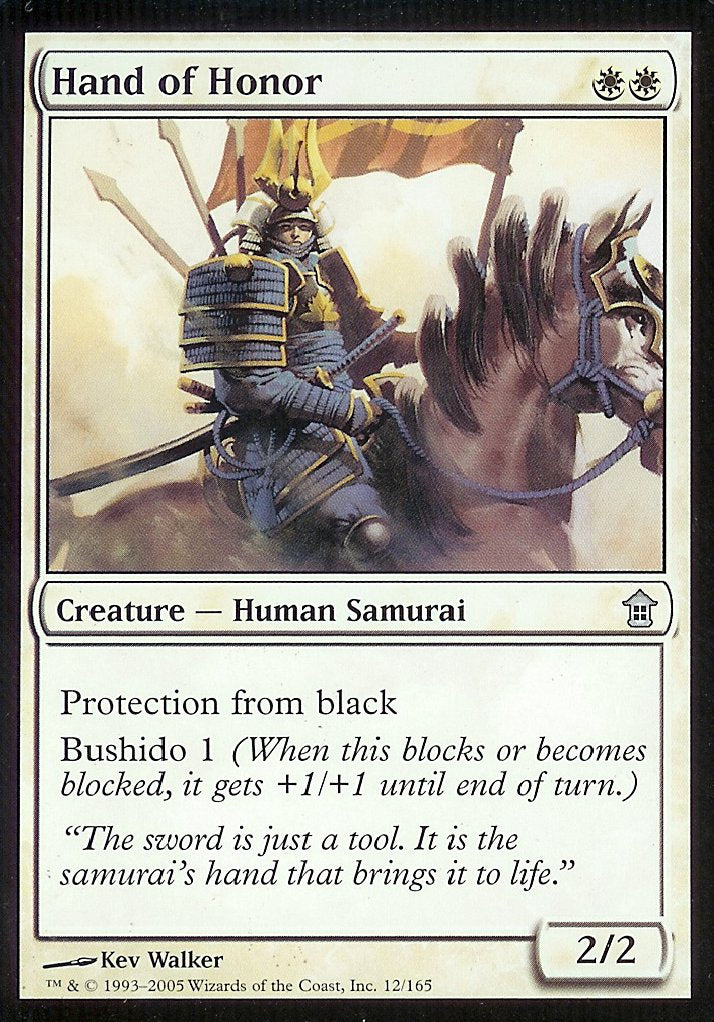 Hand of Honor (Saviors of Kamigawa) Light Play