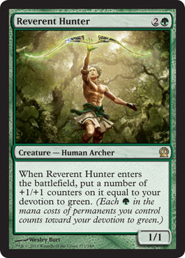 Reverent Hunter (Theros) Light Play