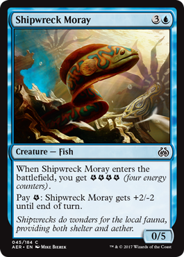 Shipwreck Moray (Aether Revolt) Light Play Foil