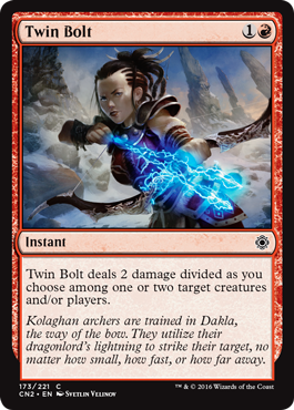 Twin Bolt (Conspiracy: Take the Crown) Light Play Foil
