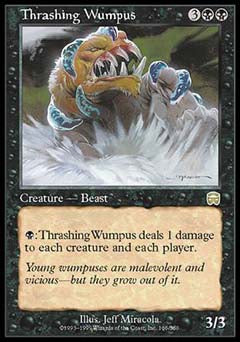 Thrashing Wumpus (Mercadian Masques) Light Play