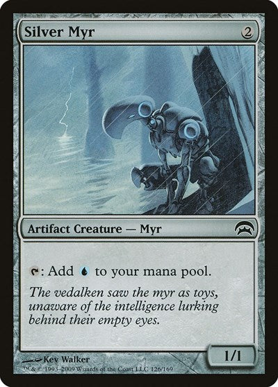 Silver Myr (Planechase) Light Play