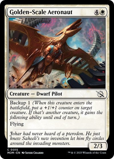 Golden-Scale Aeronaut (March of the Machine) Light Play Foil