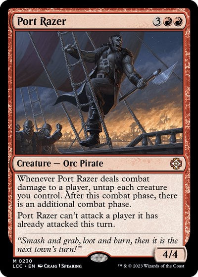 Port Razer (Commander: The Lost Caverns of Ixalan) Light Play