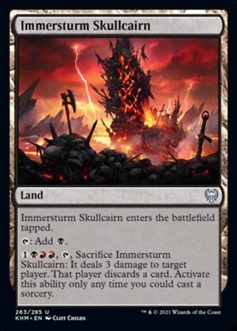 Immersturm Skullcairn (Kaldheim) Light Play Foil