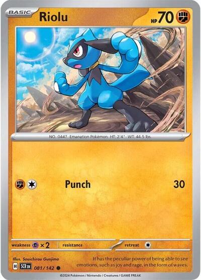 Riolu (SV07: Stellar Crown) Near Mint