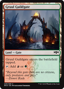 Gruul Guildgate (Ravnica Allegiance) Light Play Foil