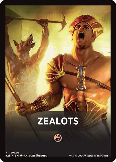 Zealots Theme Card (Foundations Jumpstart) Near Mint