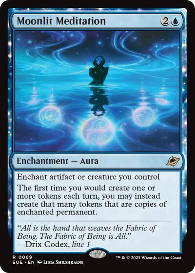 Moonlit Meditation (Edge of Eternities) Near Mint Foil