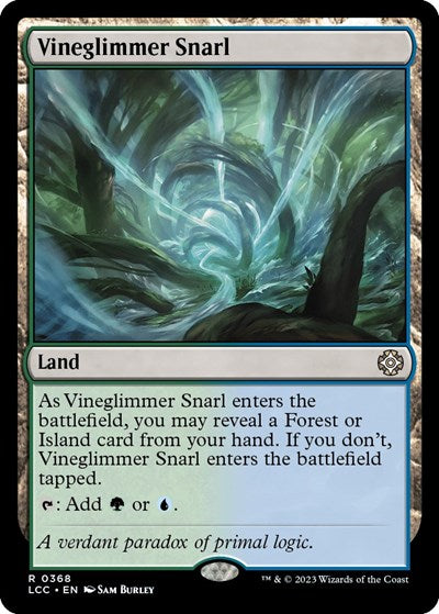 Vineglimmer Snarl (Commander: The Lost Caverns of Ixalan) Light Play