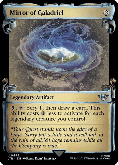 Mirror of Galadriel (Showcase Scrolls) (Universes Beyond: The Lord of the Rings: Tales of Middle-earth) Light Play