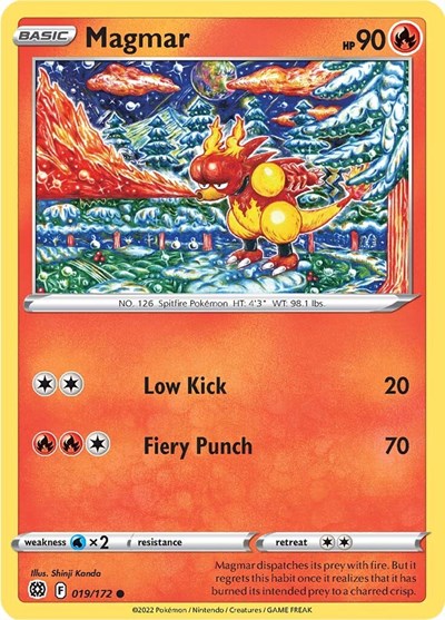 Magmar (SWSH09: Brilliant Stars) Near Mint