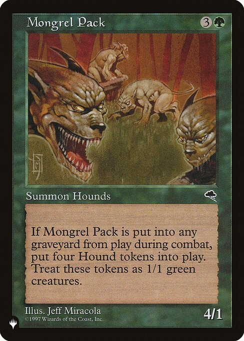 Mongrel Pack (The List) Light Play