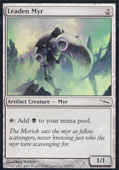 Leaden Myr (Mirrodin) Light Play