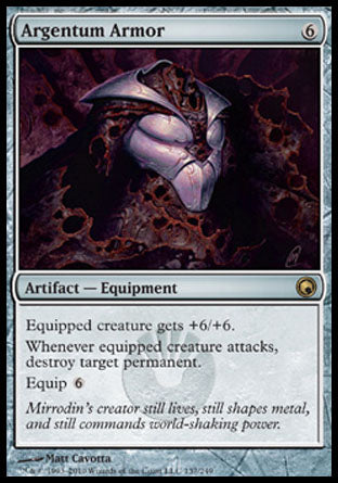 Argentum Armor (Scars of Mirrodin) Light Play Foil