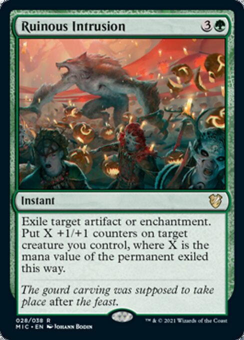 Ruinous Intrusion (Commander 2021 Midnight Hunt) Near Mint