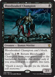 Bloodsoaked Champion (Khans of Tarkir) Light Play