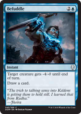 Befuddle (Dominaria) Light Play Foil