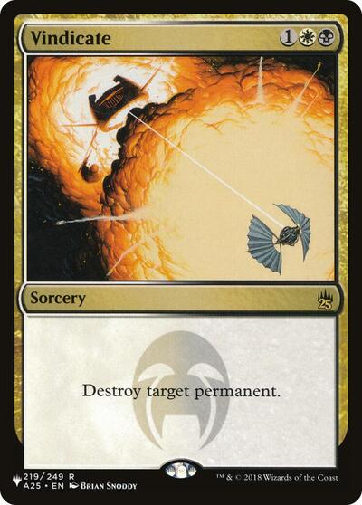 Vindicate (The List) Near Mint