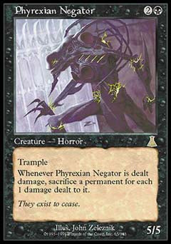 Phyrexian Negator (Urza's Destiny) Medium Play