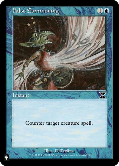 False Summoning (The List) Near Mint