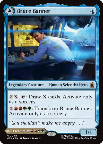 Bruce Banner (Marvel Super Heroes) Near Mint Foil