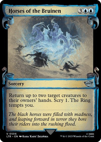 Horses of the Bruinen (Showcase Scrolls) (Universes Beyond: The Lord of the Rings: Tales of Middle-earth) Light Play
