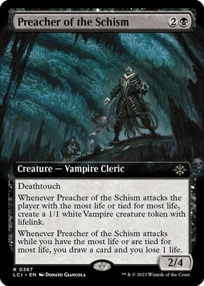 Preacher of the Schism (Extended Art) (The Lost Caverns of Ixalan) Near Mint