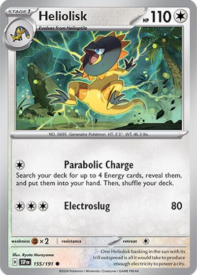 Heliolisk (SV08: Surging Sparks) Near Mint Reverse Holofoil