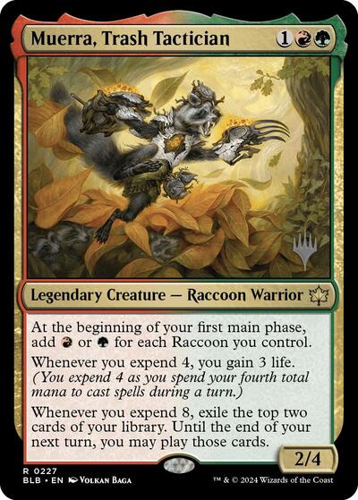 Muerra, Trash Tactician (Promo Pack: Bloomburrow) Near Mint