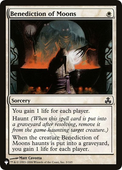Benediction of Moons (The List) Light Play
