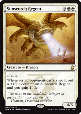 Sunscorch Regent (Dragons of Tarkir) Light Play