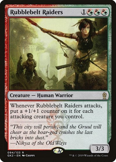 Rubblebelt Raiders (Ravnica Allegiance: Guild Kits) Light Play