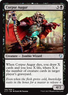 Corpse Augur (Commander 2017) Light Play