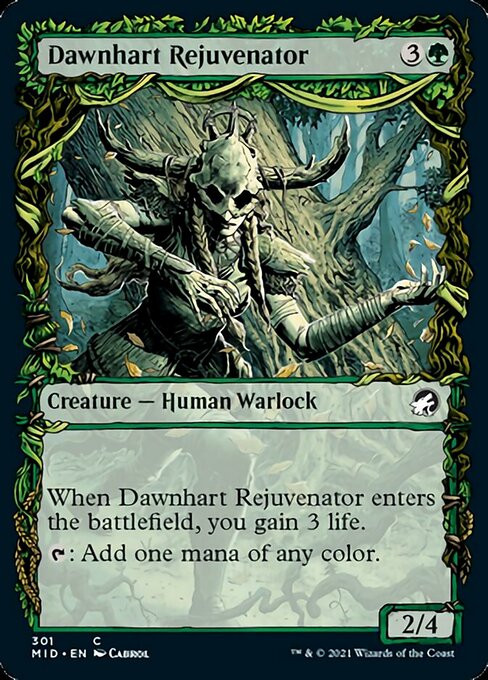 Dawnhart Rejuvenator (Showcase) (Innistrad: Midnight Hunt) Light Play Foil