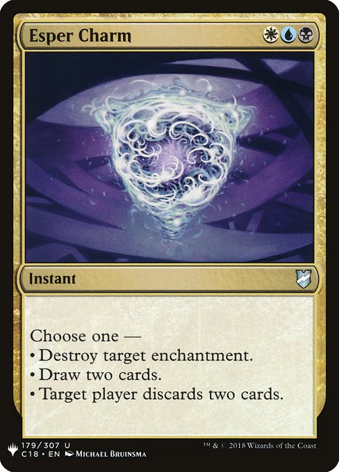 Esper Charm (Mystery Booster) Light Play